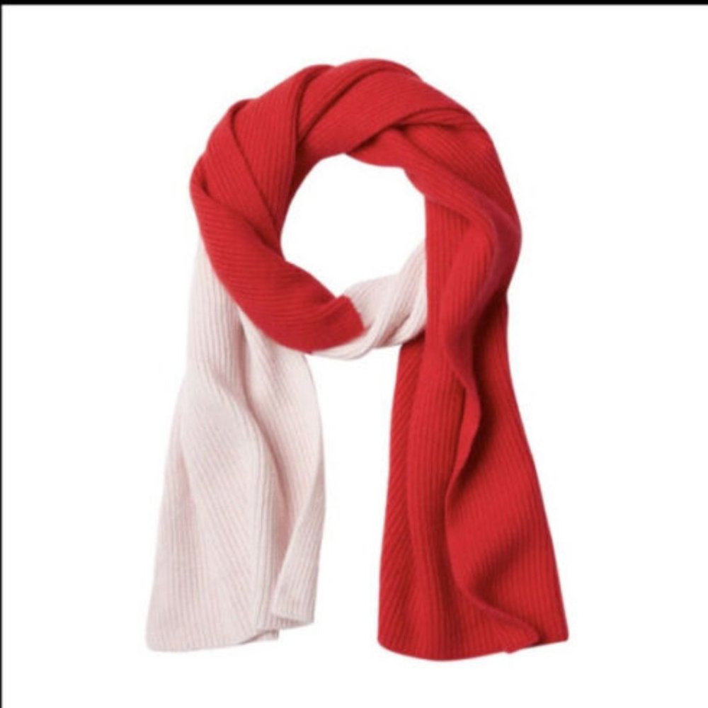 The Cashmere Project Scarf Sugar Blush Paris Red 100%Cashme💖Great gift💖 - Picture 2 of 7